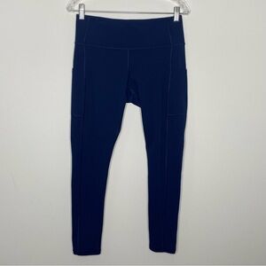 Ewedoos Blue Side Pocket Leggings